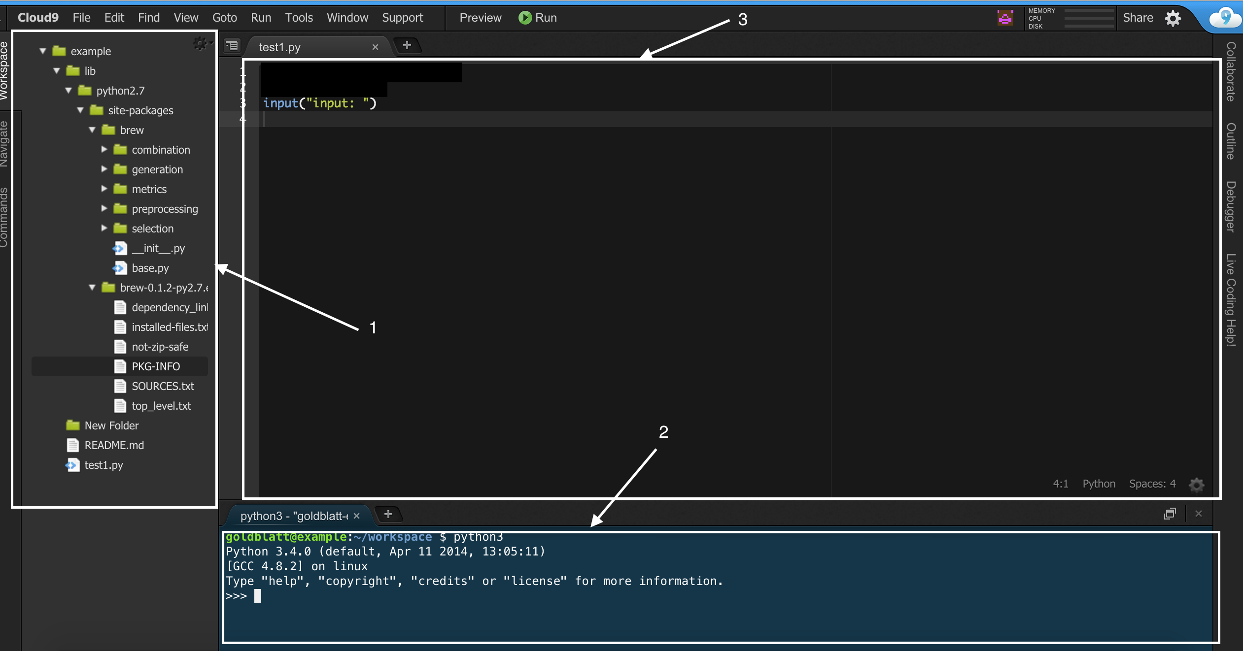 Parts of the IDE